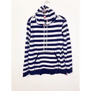 Southern Tide Blue and White Striped Hoodie Size Small